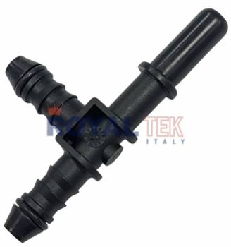 CONECTOR RAPIDO ROYALTEK RACCORD / RACCORD / LISO -- TIPO T / 5/16 X 5/16 X 5/16 ---